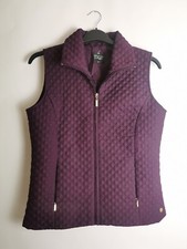 Women’s Tigi Gilet/bodywarmer Diamond Design Purple Size 10/12