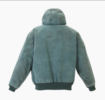 VTG Carhartt Green Active Jacket J152 HTG Flannel Lined VTG Carhartt Green Active Jacket J152 HTG Flannel Lined