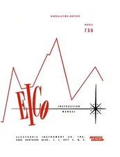 EICO Model 730 Modulator Driver User and Construction Manual