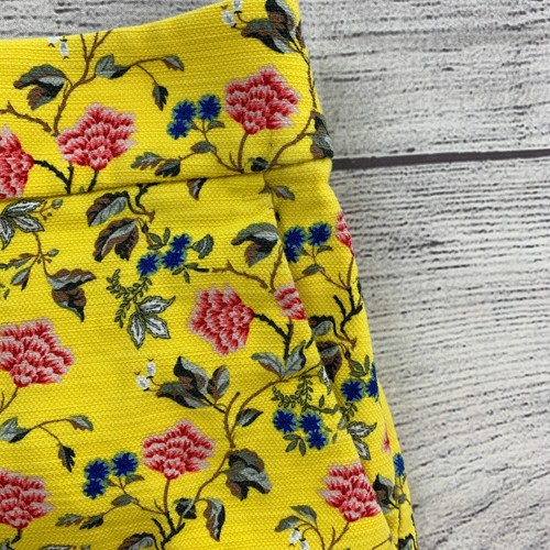 Loft Shorts sz 6 The Riviera Short Yellow Floral Pattern 4" Inseam - 第 2/5 張圖片