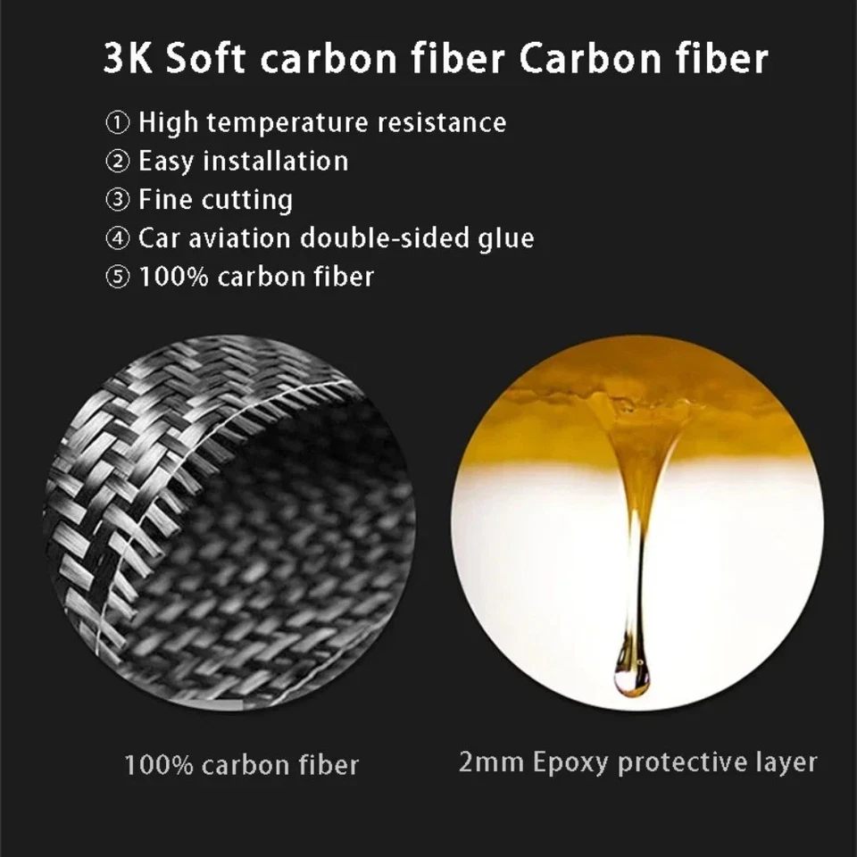 For Audi TT 8n 08-14 Carbon fiber trim cover dustproof headlight switch sticker Foto 4 de 4