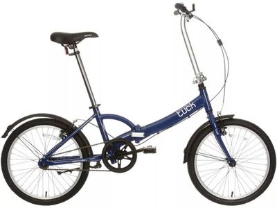 Apollo Tuck Single Speed One Size Compact 14kg Folding Bike - Blue (Scratched) - Image 1 of 4