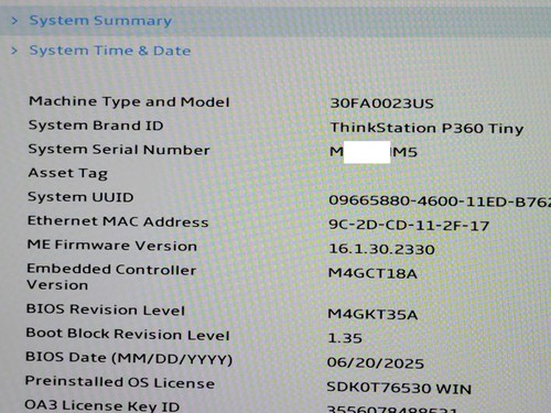 Lenovo ThinkStation P360 Tiny i5-12500T 16GB RAM 256GB NVMe, T400 4GB GPU _ - Picture 9 of 11