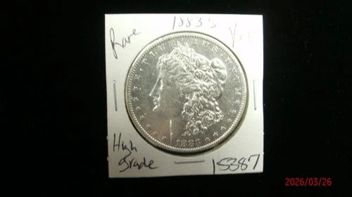 1883-S AU Morgan Silver Dollar #5387