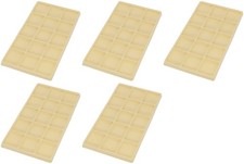 Five 15 Slot Jewelry Coin Showcase Display Tray Inserts