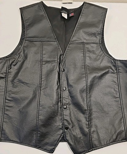 AMC The Walking Dead Daryl Dixon Bloody Wings Leather Vest XL Black NWT - Picture 9 of 9
