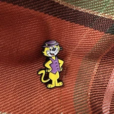 Cartoon Cat Enamel Pin Retro Kitty Top Hat Funny Cute Vest Hat Cat Lady Gift New