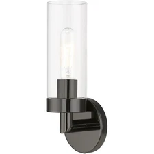 Livex Lighting 16171-46 Ludlow Wall Sconce Black Chrome