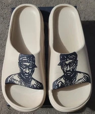 Tupac Custom Slides Mens 
