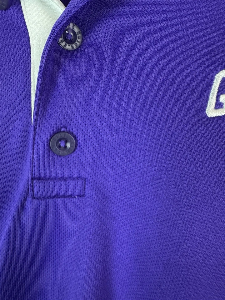 Camisa Gonzaga Bulldogs Para Hombres XL Polo Golf Universidad Baloncesto NCAA Púrpura Nike Foto 4 de 4