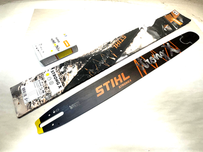 #ad #ad STIHL 25quot; Black Strong X Bar Chain Full Chisel 3 8 .050 361 391 441 461 500i 661 $182.95