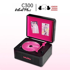 WhatPlus Portable CD Player C300 Bluetooth Wireless Classic Speaker