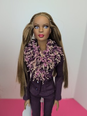 16  OOAK Tonner Tyler Wentworth Doll ''Esme'' Purple Suit Elegant Repaint AA #T