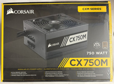 CORSAIR 750W CX750M ATX 80 - Certified Semi-Modular Power Supply PSU