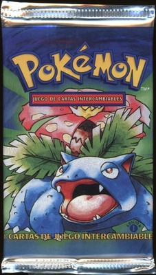 1999 Pokemon SPANISH 1st Edition Base Set Venusaur Booster Pack