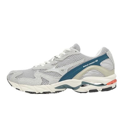 Mizuno Wave Rider 10 Gray Blue Men Casual Lifestyle Shoes Sneakers