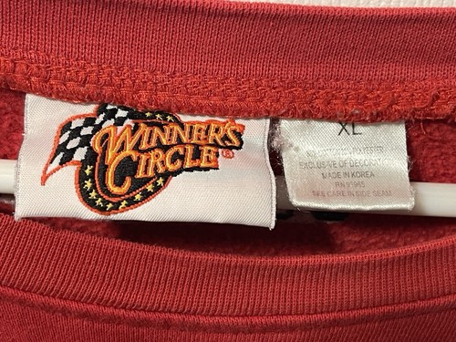 Vintage NASCAR Budweiser Dale Earnhardt Jr #8 Red Sweatshirt Winners Circle XL - Picture 7 of 7