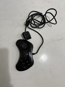 Sega Sony Playstation 2 Saturn Controller Pad Black PS2 IPS-5001 FIGHT Pad USA