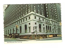 Hotel Roosevelt, New York City vintage postcard unposted