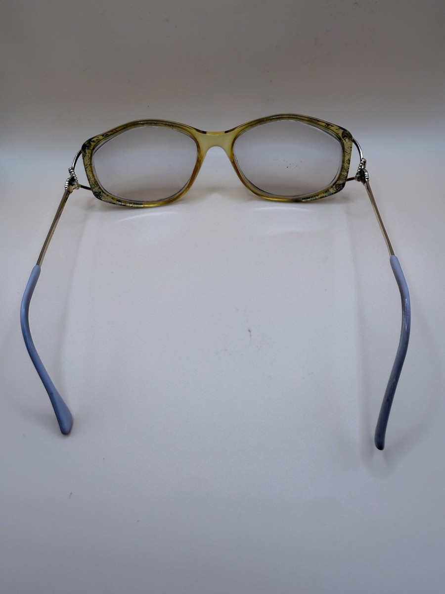 Vtg Designer Christian Dior EyeGlass Frame Mod 2656 Bicolor CD