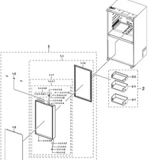 BRAND NEW OEM Samsung Refrigerator Door Gasket DA97-21890B