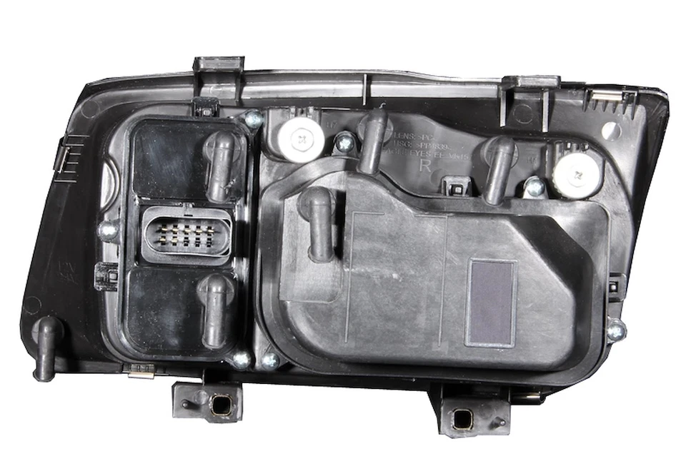 Anzo 121369 Black Housing Headlights 1999-2005 Volkswagen Jetta Projector w/Halo Foto 2 de 3