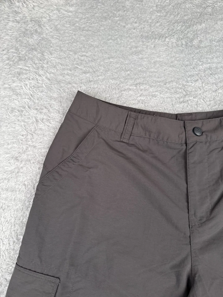 Pantalones Cortos REI Mujer 6 Gris Carga Tiro Medio 100% Nylon Senderismo Camping 28x10 Foto 4 de 4