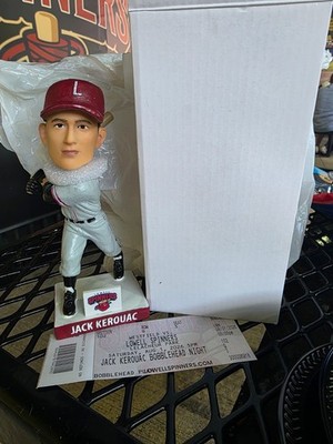 JACK KEROUAC LOWELL SPINNERS BOBBLEHEAD SGA ONLY 500