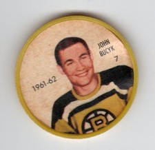 1961-62 Shirriff/Salada Coins #7 Johnny Bucyk