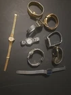Lot Of 9 Vintage To Modern Watches Mens Women's Gruen Timex +