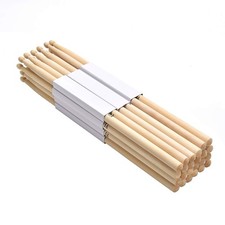 Maple Wood Tip Drumsticks 12 Pairs, Perfect for Musicians and Drummers