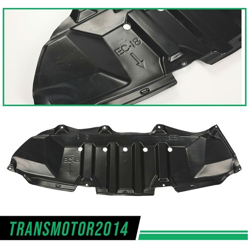 Black Front Engine Splash Shield Under Cover Fit For 2009-2013 Toyota Corolla - Picture 9 of 9