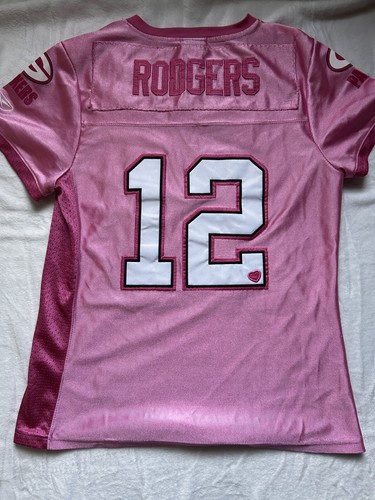 Reebok Aaron Rodgers #12 Green Bay Packers Super Bowl XLV Jersey Womens M White - Picture 8 of 10