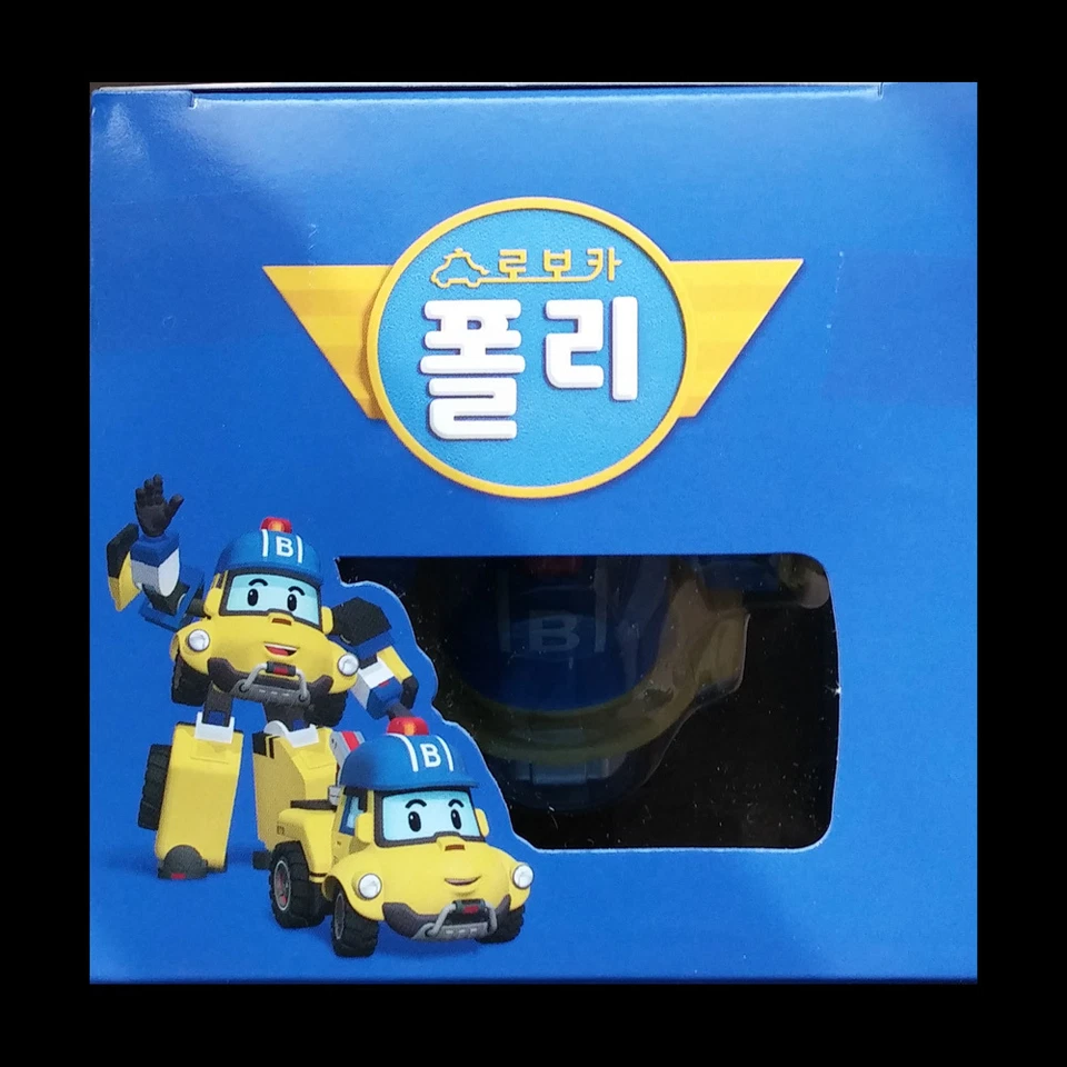 Robocar Poli BUCKY Yellow Transforming Robot Figure Buggy Car Toy Academy 2016 - Image 3 of 4