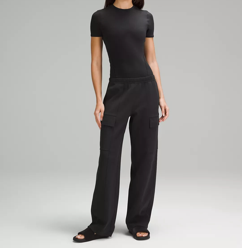 lululemon Wundermost Ultra-Soft Nulu Hip-Length Crewneck Shirt Black Size S. NWT - Picture 2 of 5