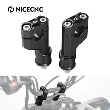 1" Or 2" Handlebar Riser Clamps For Honda TRX450R 06-09 TRX450ER 2006-2014 Black