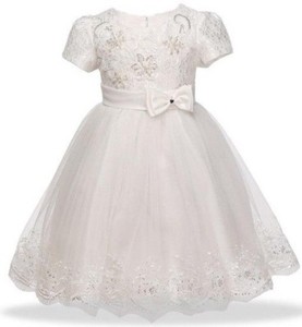 Beverly Baby Girl Christening Dress Ivory Wedding Formal Gown Gift Party 3-12M