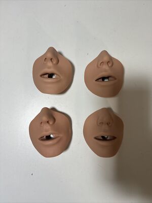 4-Pack of Replacement Face Skins for Prestan ADULT CPR Manikin, #RPP-AFACE-4-MS