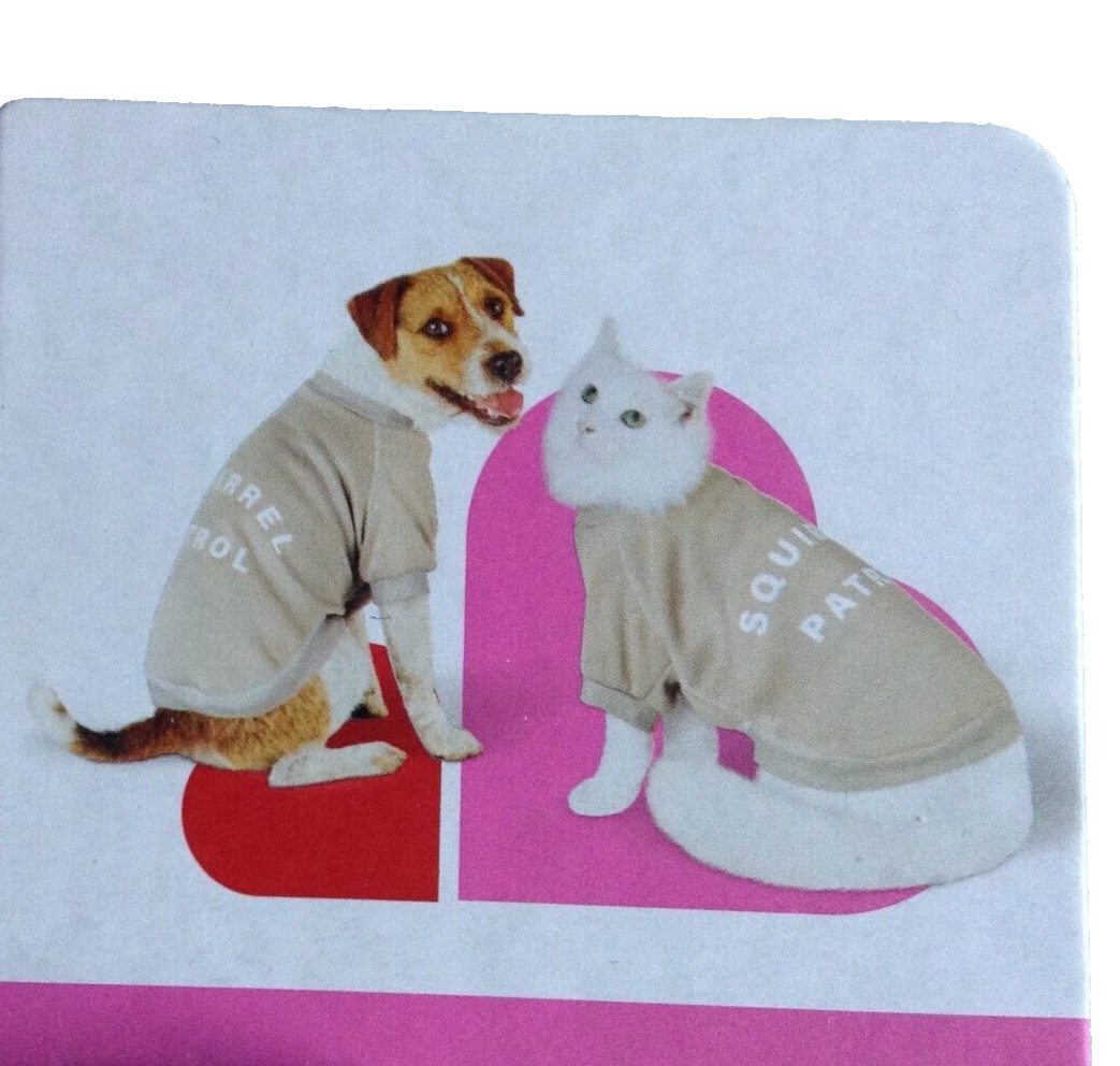 Boots Barkley Squirrel Patrol Dog Shirt for Dogs or Cats. Size XS