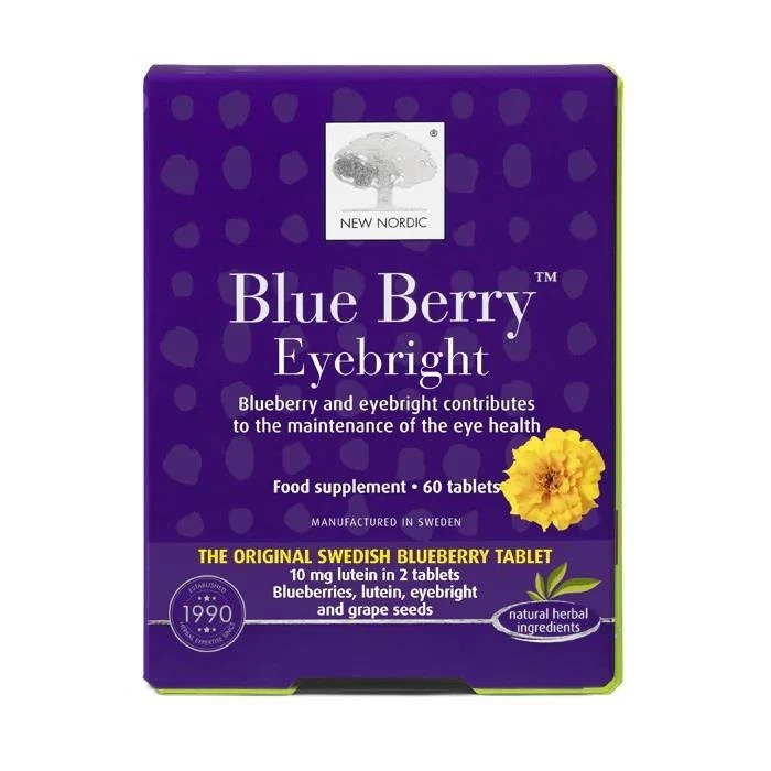 New Nordic Blueberry Eyebright - 60 Tablets