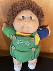 Cabbage Patch Kid 80’s Blue Eyes Brown Fuzzy Hair Boy with Freckles named OLIVER