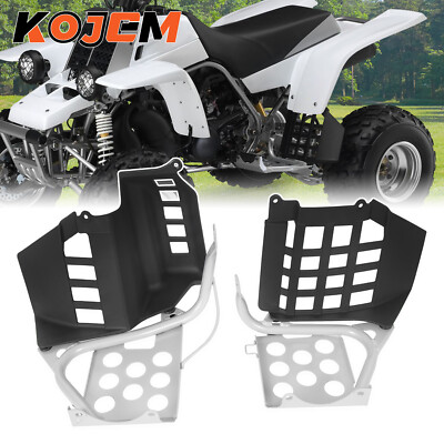 Heel Guards Footrest LH+RH Nerf Bars For Yamaha Banshee 350 YFZ350 1987-2006