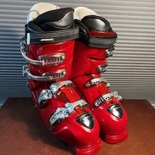 Atomic C:11 Men  s 307mm Mondo 26.5 Bright Red Ski Boots Flex 9 Offset Shell