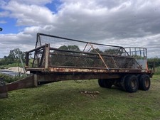 Bale Trailer Double Axel Tractor 24ft £750