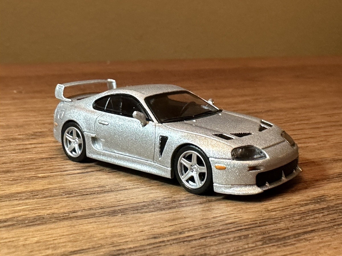 MINI GT トヨタ スープラ TRD 3000GT 1/64 Mini GT Toyota TRD 3000GT Supra Alpine Silver Metallic
