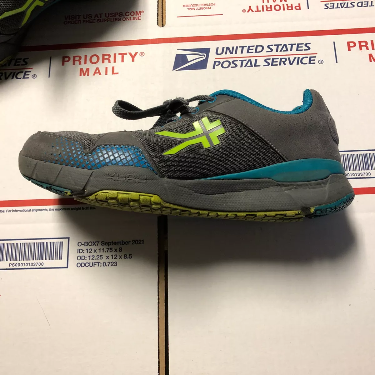 Kuru Quantum Mesh Fitness Sneakers Size 9 Plantar Fasciitis Arch Support Used