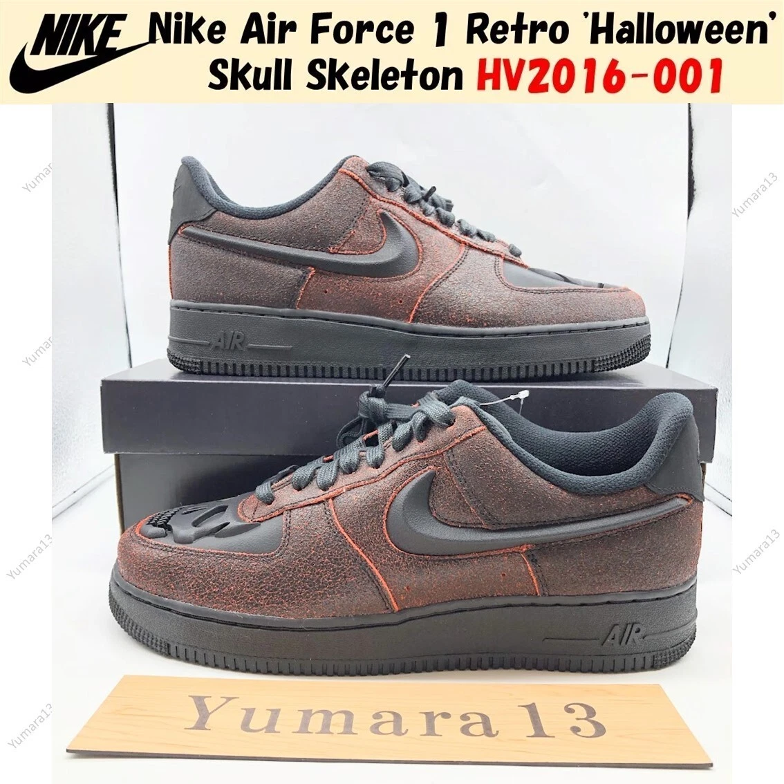 Nike Air Force 1 Low Halloween Skull | eBay display picture 1