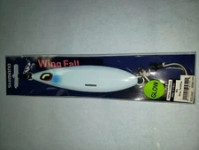 Shimano Butterfly Wing-Fall Jigs BF250WFBG Blue Glow 250 Grams