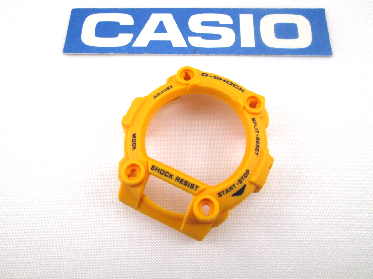 Genuine Casio G-Shock GW-7900CD yellow / mustard watch bezel, case