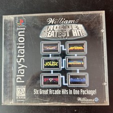 Williams Arcade's Greatest Hits PlayStation 1 PS1 Black Label CIB Complete